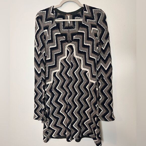Free People Rhiannon Chevron Crochet Dress - Picture 4 of 7